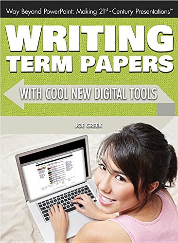 Imagen de archivo de Writing Term Papers with Cool New Digital Tools a la venta por Better World Books