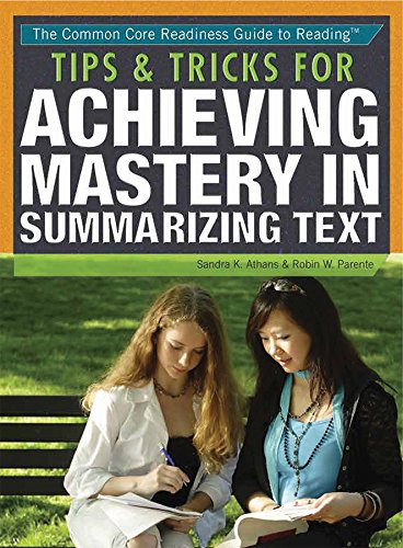 Stock image for Tips and Tricks for Achieving Mastery in Summarizing Text for sale by Better World Books