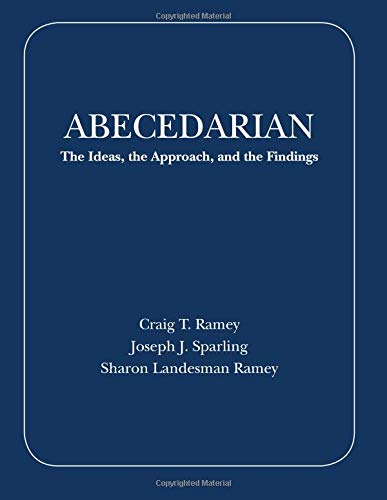 Stock image for Abecedarian: The Ideas, the Approach, and the Findings for sale by SecondSale