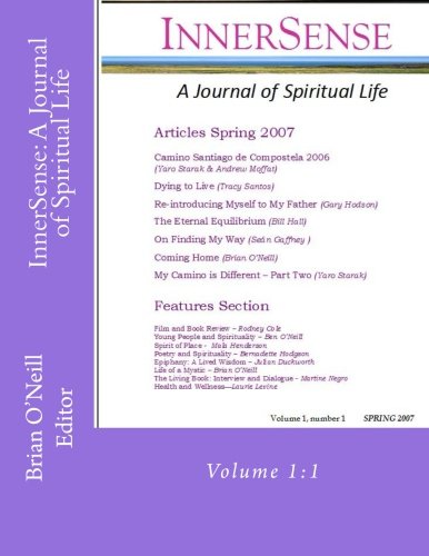 Stock image for InnerSense: A Journal of Spiritual Life: Volume 1:1 for sale by Revaluation Books