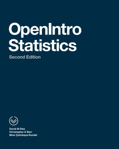 Beispielbild fr OpenIntro Statistics : Second Edition zum Verkauf von Better World Books: West