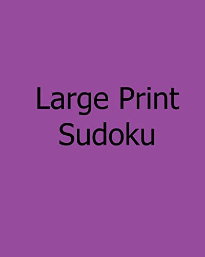 Stock image for Large Print Sudoku: Medium Level, Large Grid Puzzles for sale by THE SAINT BOOKSTORE