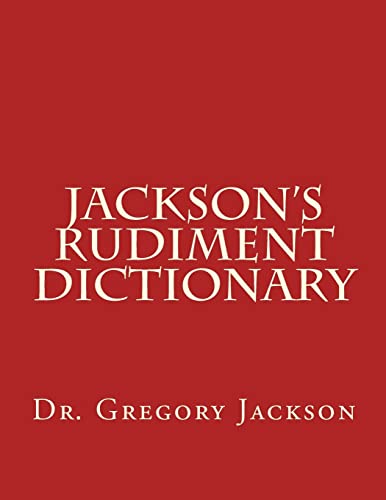Stock image for Jackson's Rudiment Dictionary for sale by THE SAINT BOOKSTORE
