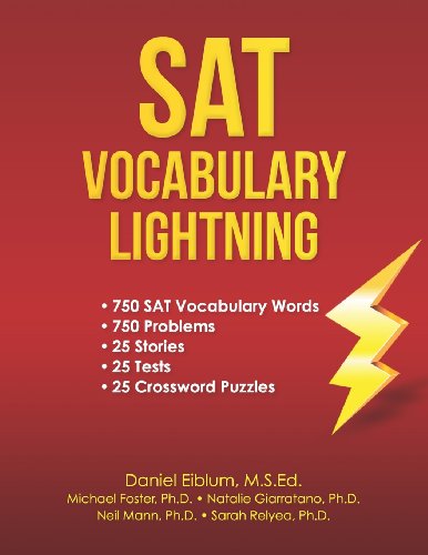 SAT Vocabulary Lightning (9781478310396) by Eiblum, Daniel C.; Liflig, Fugate; Malpaya, Alvin; McGraw, Eliza; Pruit, Alison; Rusinkiewicz, Marcin; Russell, Virginia; Eiblum, Daniel;...