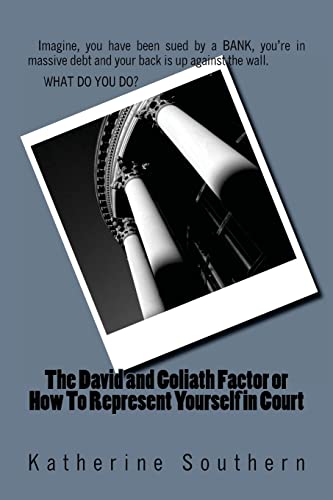 9781478360926: The David and Goliath Factor or How To Represent Yourself in Court: Volume 1