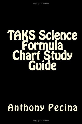 Beispielbild fr TAKS Science Formula Chart Study Guide zum Verkauf von Revaluation Books