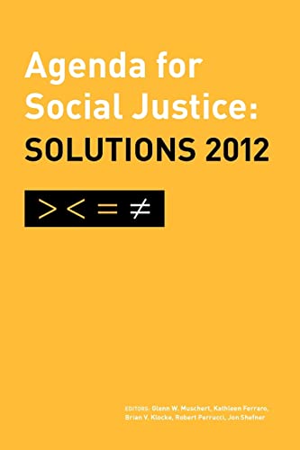 Imagen de archivo de Agenda for Social Justice: Solutions 2012 a la venta por THE SAINT BOOKSTORE