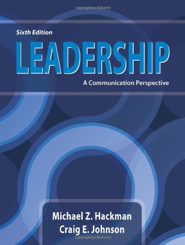 Imagen de archivo de Leadership : A Communication Perspective a la venta por Better World Books