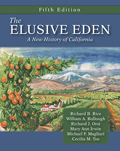 Beispielbild fr The Elusive Eden: A New History of California, Fifth Edition zum Verkauf von HPB-Red
