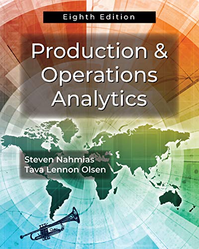 Imagen de archivo de Production and Operations Analytics a la venta por Better World Books: West