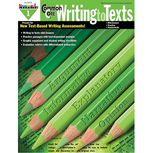 Imagen de archivo de Newmark Learning Grade 1 Common Core Writing to Text Book (CC Writing) a la venta por SecondSale