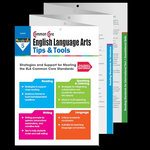 Stock image for Common Core ELA Tips & Tools Grade 5 (CC Ela Tips) for sale by HPB-Red