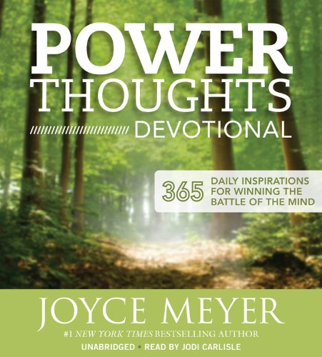 Imagen de archivo de Power Thoughts Devotional: 365 Daily Inspirations for Winning the Battle of the Mind a la venta por HPB-Ruby