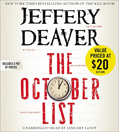 The October List (9781478980582) by Deaver New York Times Bestselling Author, Jeffery