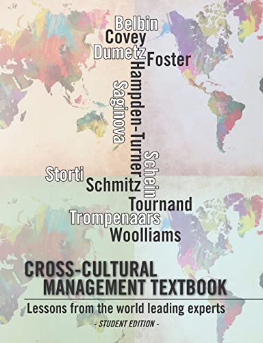 Imagen de archivo de Cross-cultural management textbook: Lessons from the world leading experts in cross-cultural management a la venta por AwesomeBooks
