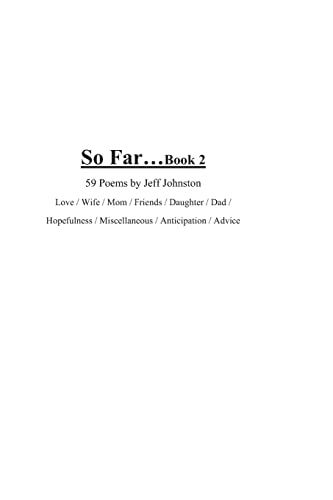 So Far...Book 2 (9781479203079) by Johnston, Jeff