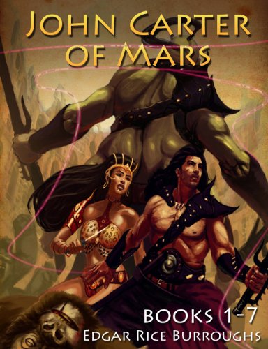 Stock image for John Carter of Mars Series [Books 1-7] (Mockingbird Classics) for sale by HPB-Emerald