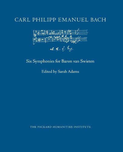 Six Symphonies for Baron van Swieten (CPEB:CW Offprints) (9781479292585) by Bach, Carl Philipp Emanuel