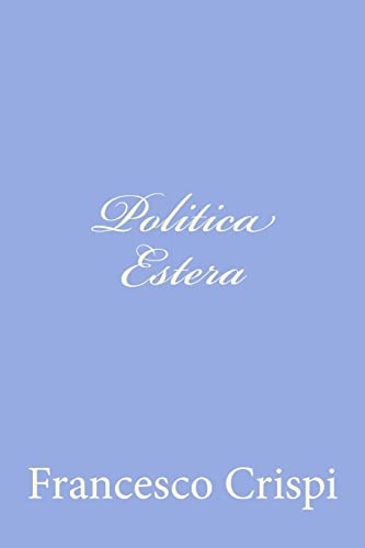 Stock image for Politica Estera for sale by ThriftBooks-Atlanta