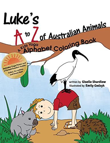 9781479317844: Luke's A to Z of Australian Animals: A Kids Yoga Alphabet Coloring Book