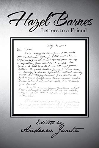 Beispielbild fr Hazel Barnes: Letters to a Friend zum Verkauf von Lucky's Textbooks