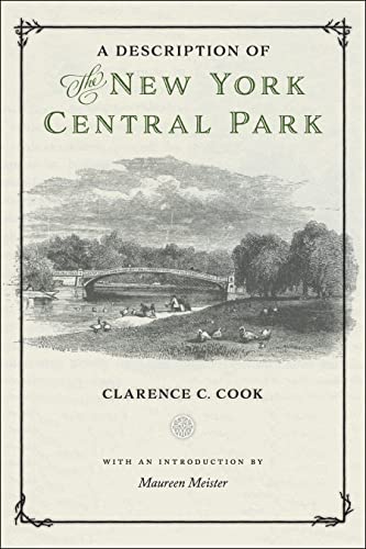 Stock image for A Description of the New York Central Park 2 Washington Mews Books for sale by PBShop.store US