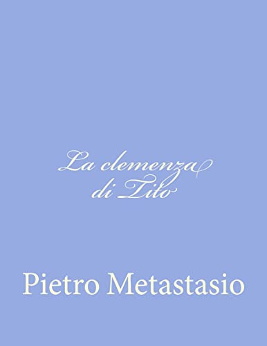 Stock image for La clemenza di Tito for sale by medimops