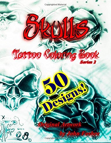 Stock image for Skulls Tattoo Coloring Book for sale by California Books