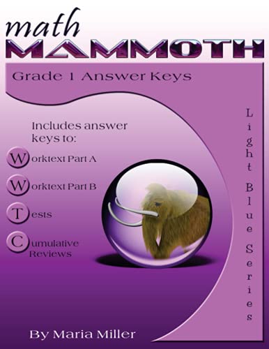 Beispielbild fr Math Mammoth Grade 1 Answer Keys zum Verkauf von Hawking Books