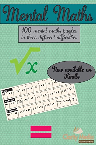Beispielbild fr Mental Maths: 100 mental maths puzzles in three different difficulties: Volume 1 zum Verkauf von AwesomeBooks