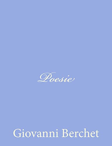 Stock image for Poesie for sale by THE SAINT BOOKSTORE