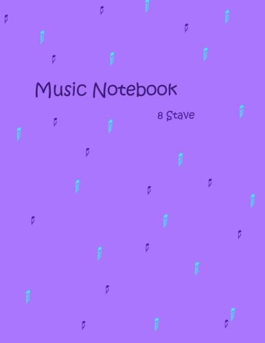 Stock image for Music Notebook: 8 Stave for sale by Revaluation Books