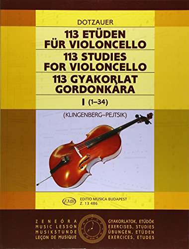 9781480305076: 113 Studies - Volume 1: Cello Solo