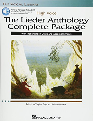 Stock image for The Lieder Anthology Complete Package - High Voice : Book/Pronunciation Guide/Accompaniment Online Audio for sale by Better World Books: West