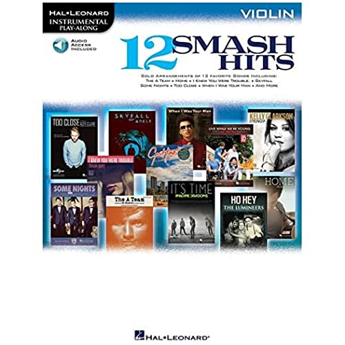 Beispielbild fr Hal Leonard Instrumental Play-Along: 12 Smash Hits (Violin) zum Verkauf von WorldofBooks