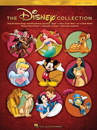 Imagen de archivo de Easy Piano: The Disney Collection: Easy Piano Songbook: Over 60 Great Songs a la venta por WorldofBooks