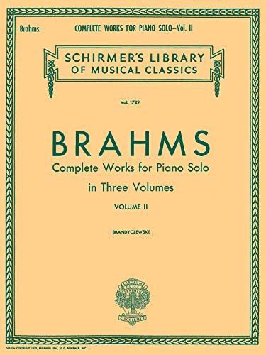 Stock image for Complete Works for Piano Solo - Volume 2: Schirmer Library of Classics Volume 1729 Piano Solo for sale by HPB-Emerald