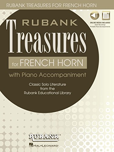 Beispielbild fr Rubank Treasures for French Horn: Book with Online Audio (Stream or Download) zum Verkauf von Buchpark