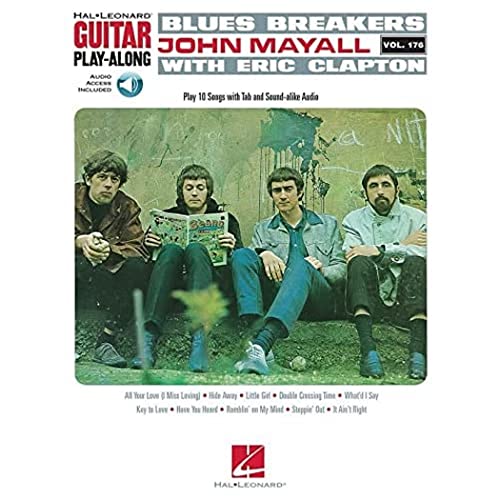 Stock image for BLUES BREAKERS WITH JOHN MAYALL & ERIC CLAPTON - GUITAR PLAY-ALONG VOL. 176 Format: Paperback for sale by INDOO