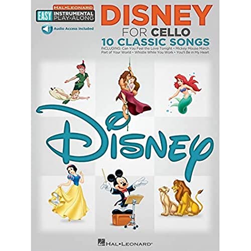 Imagen de archivo de Disney - 10 Classic Songs: Cello Easy Instrumental Play-Along Book with Online Audio Tracks (Hal Leonard Easy Instrumental Play-Along) a la venta por GF Books, Inc.