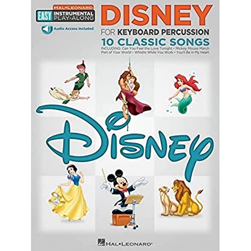 Beispielbild fr Easy Instrumental Play-Along: Disney For Keyboard Percussion (Hal Leonard Easy Instrumental Play-Along): Keyboard Percussion Easy Instrumental Play-Along Book with Online Audio Tracks zum Verkauf von Buchmarie