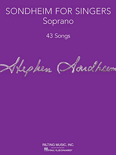 9781480367142: Sondheim for Singers: Soprano: 43 Songs