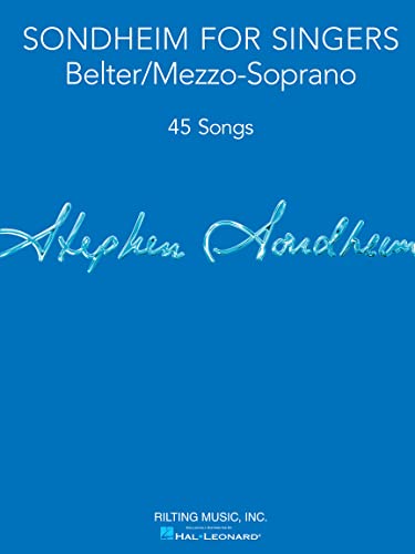 Beispielbild fr Sondheim For Singers - Belter/Mezzo-Soprano zum Verkauf von BooksRun