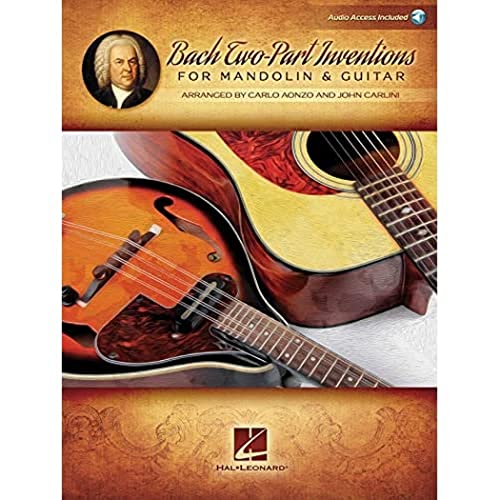 9781480372115: Bach Two-Part Inventions for Mandolin & Guitar: Audio Access Included!