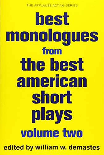Stock image for Best Monologues from the Best American Short Plays for sale by Better World Books