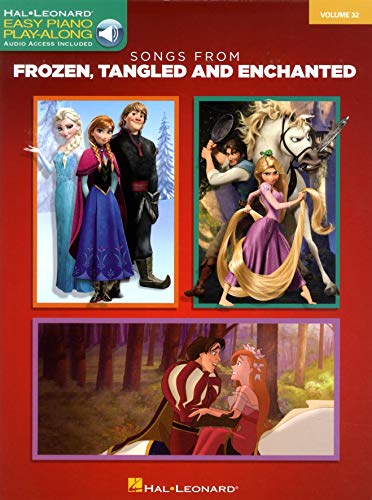 Songs from Frozen, Tangled and Enchanted: Easy Piano Play-Along Volume 32 (Bk/Online Audio) (Hal ...