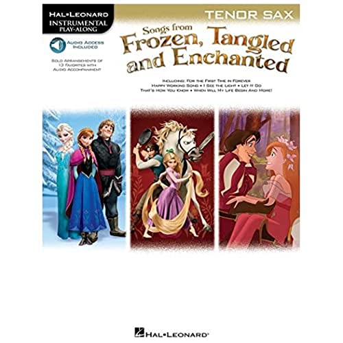 9781480387249: Songs from Frozen, Tangled and Enchanted: Instrumental Play-Along - Tenor Saxophone (Hal Leonard Instrumental Play-along)