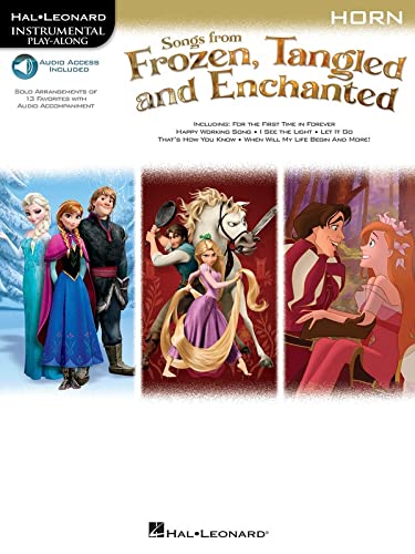 Beispielbild fr Songs from Frozen, Tangled and Enchanted: Horn (Hal Leonard Easy Instrumental Play-Along) zum Verkauf von Bookmans