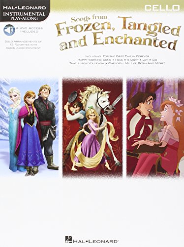 Stock image for Songs from Frozen, Tangled and Enchanted: Cello (Hal Leonard Instrumental Play-along) for sale by Orion Tech
