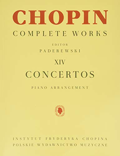 Stock image for Concertos: Piano Reduction for Two Pianos Chopin Complete Works Vol. XIV for sale by Books Unplugged